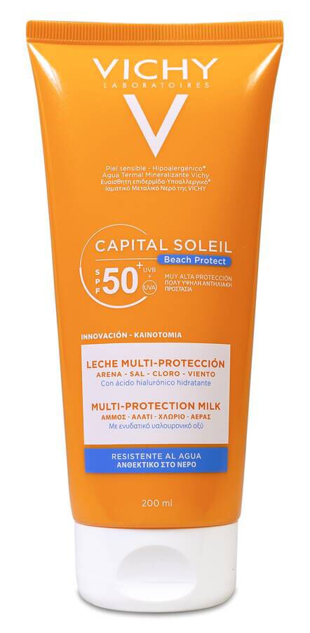 Vichy Leche Solar Multiprotección SPF50, 200 ml