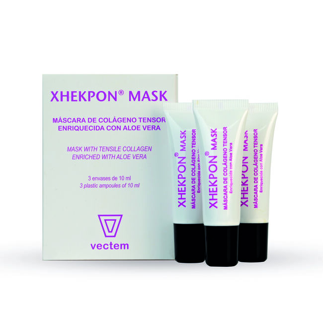 Xhekpon Mask Mascarillas de Col&aacute;geno, 3 Uds