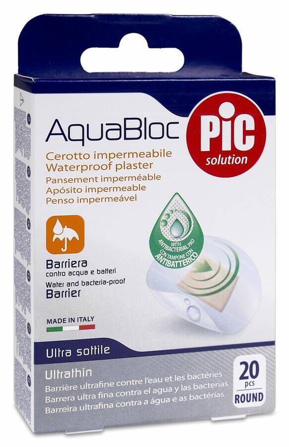 Pic Ap&oacute;sitos Aquabloc Redondo 22,5 mm, 20 Uds