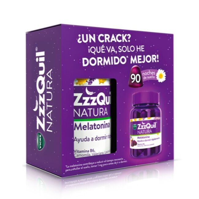 ZzzQuil NATURA Frutos del Bosque, 90 unidades