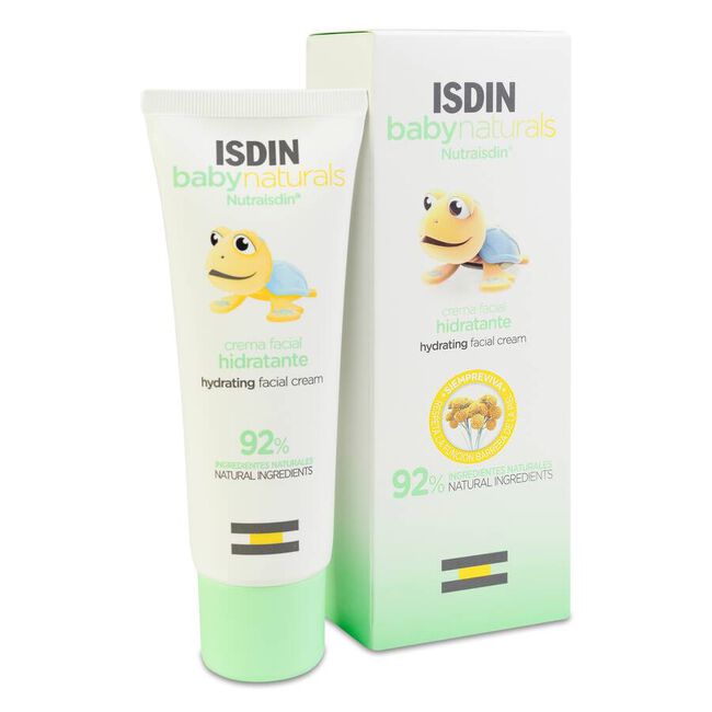 Isdin Baby Naturals Crema Facial Hidratante, 50 ml