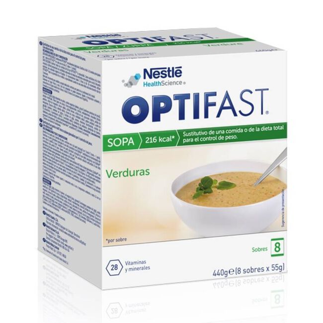 Optifast Sopa de Verduras, 8 Sobres