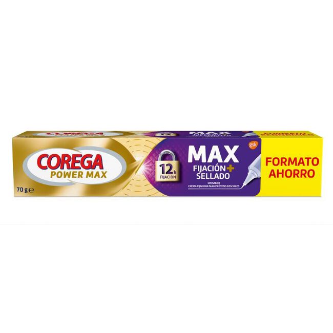 Corega Max Fijación y Sellado, 70 g
