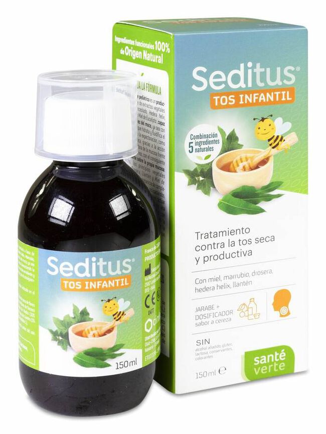 Santé Verte Seditus Tos Infantil, 150 ml