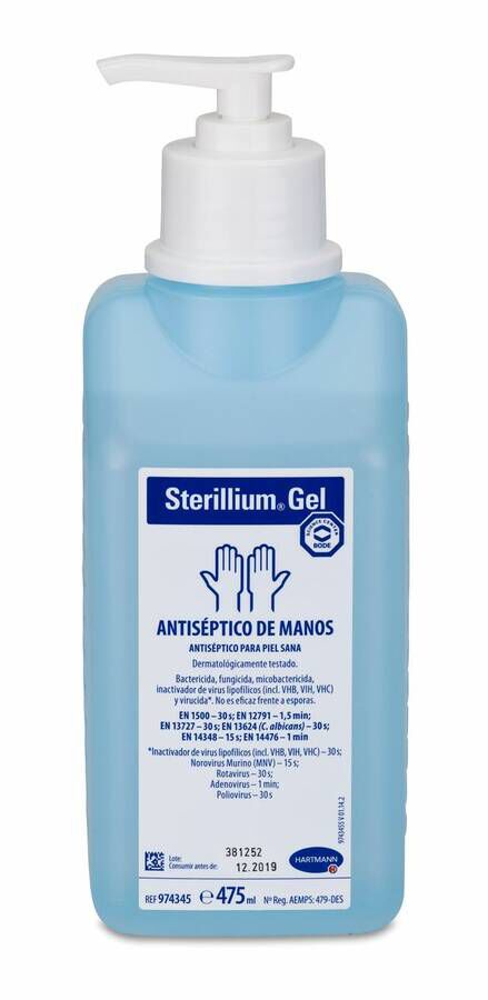 Sterillium Gel Desinfectante de Manos con Dosificador 475ml