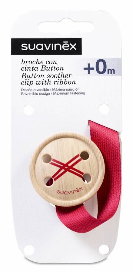 Suavinex Broche Redondo con Cinta +0m
