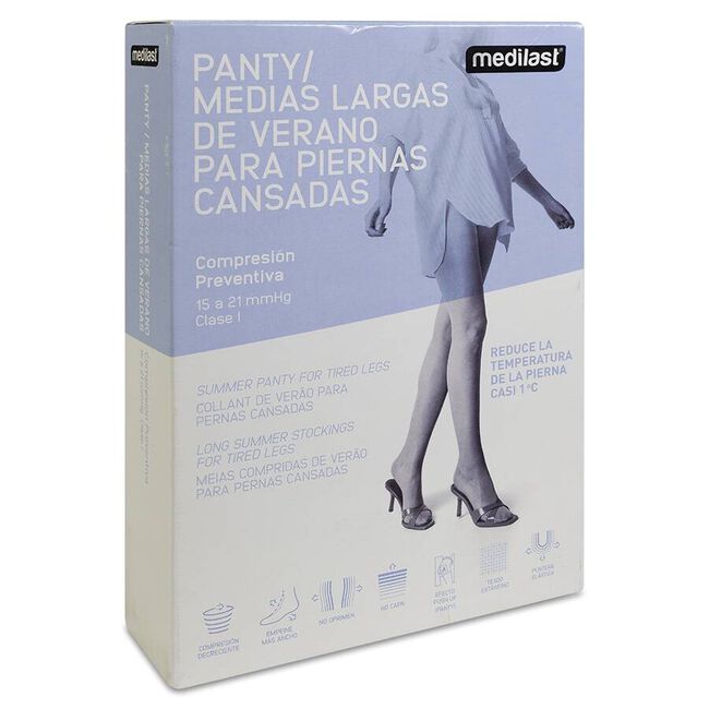 Medilast Fresh Panty Compresión Ligera Beige Talla S, 1 Ud