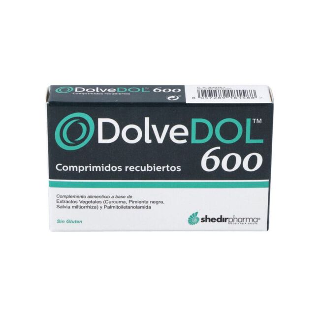 Shedir Pharma Dolvedol 600, 20 comprimidos