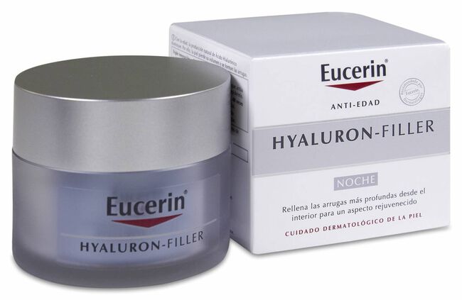 Eucerin Hyaluron Filler Antiarrugas Noche, 50 ml
