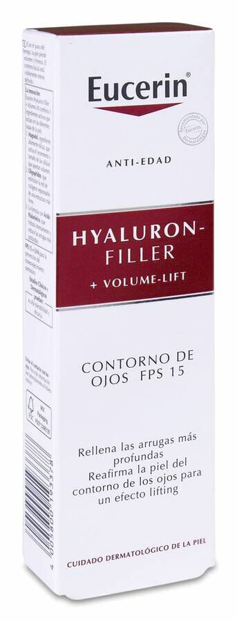 Eucerin Hyaluron-Filler + Volume-Lift Contorno de Ojos SPF 15, 15 ml