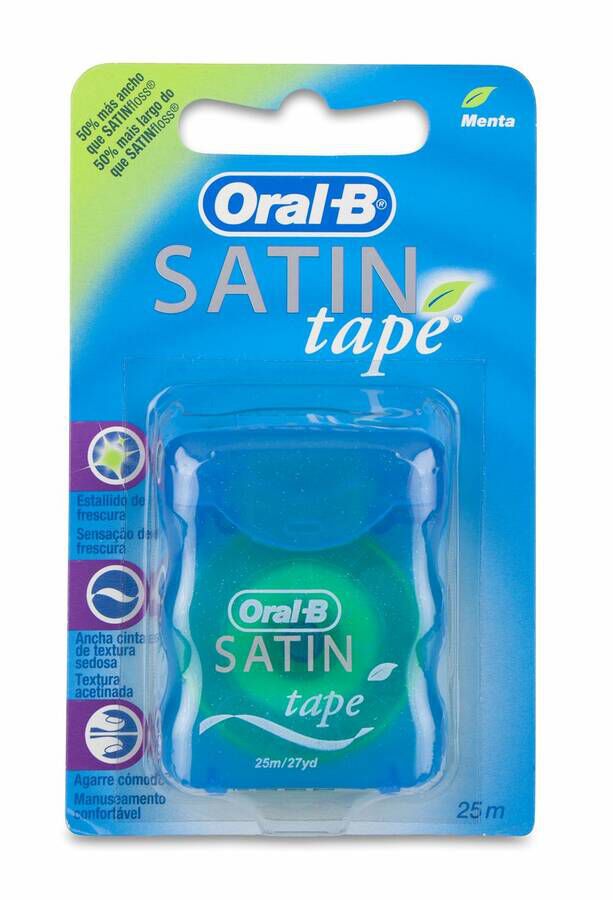 Oral-B Cinta Dental Satintape 25 m, 1 Ud