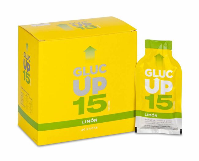 Gluc Up Limón 30 ml, 20 Sticks
