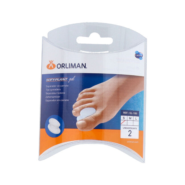 Actius FEETPAD Separador de Carrete en Gel ACP907 Talla S, 2 Unidades