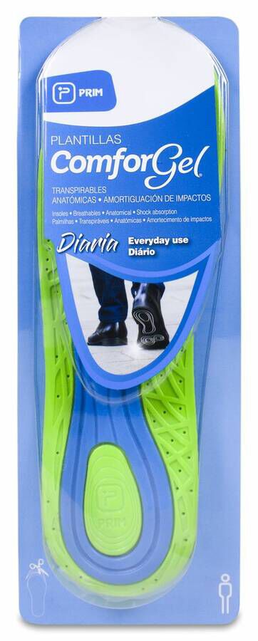 Prim ComforGel Plantillas Hombre, Talla 40-46