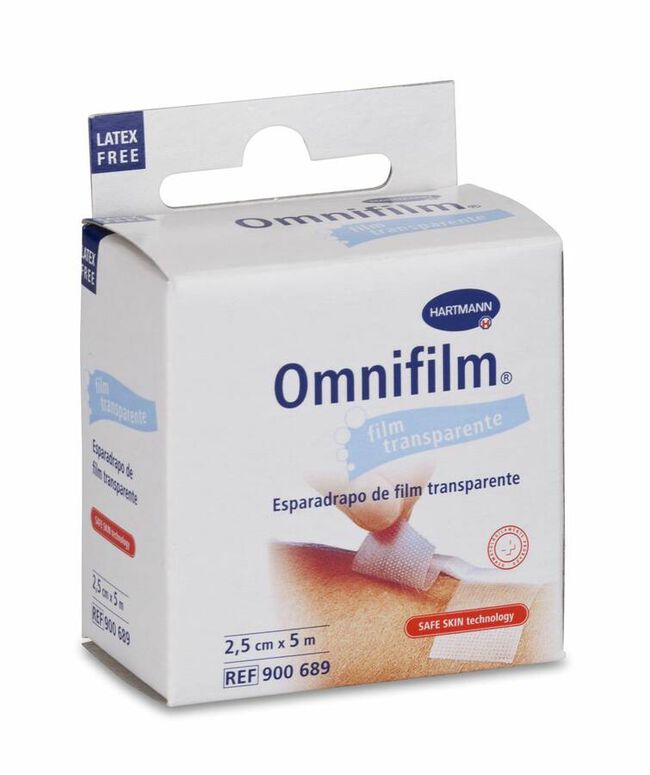 Hartmann Omnifilm Film Esparadrapo Transparente 5 m, 1 Ud