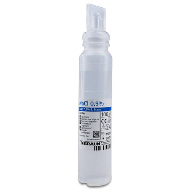 Braun Cloruro Sódico 0,9% para Irrigación, 100 ml