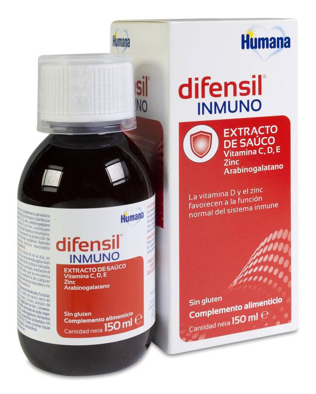 Humana Baby Difensil Inmuno Jarabe, 150ml