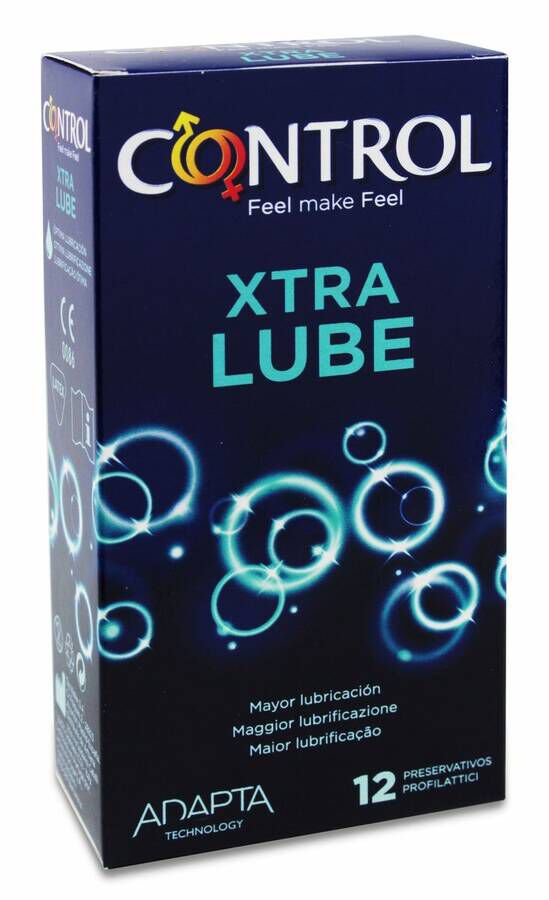 Control Adapta Extra Lube, 12 Uds