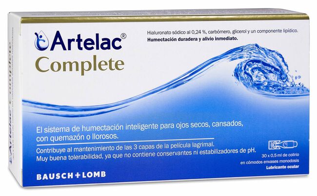 Artelac Complete 0,5 ml, 30 Uds