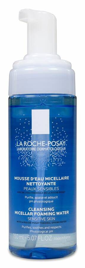 La Roche-Posay Desmaquillante Espuma Agua Micelar, 150 ml