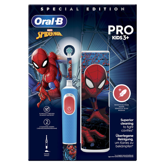 Oral-B Kids Cepillo El&eacute;ctrico de Spider-Man, 1 unidad