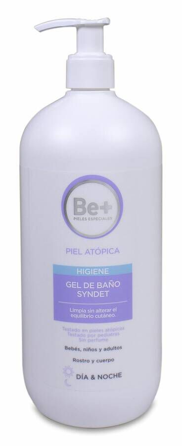 Be+ Gel de Baño Syndet, 750 ml