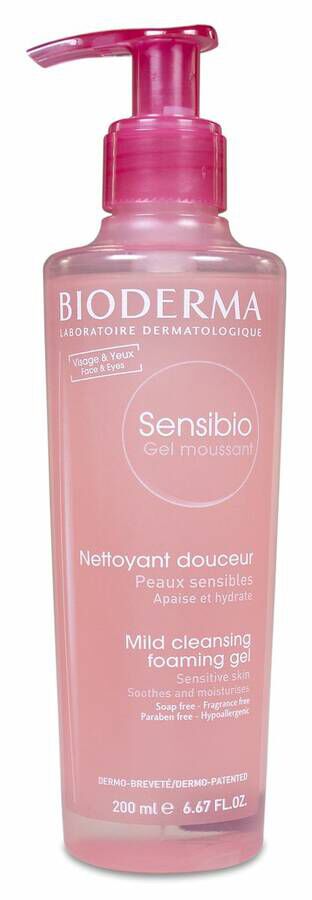 Bioderma Sensibio Gel Moussant, 200 ml