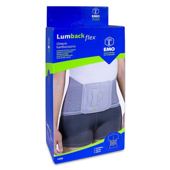 Emo Lumback Flex Órtesis Lumbosacra Beige Talla L, 1 Ud