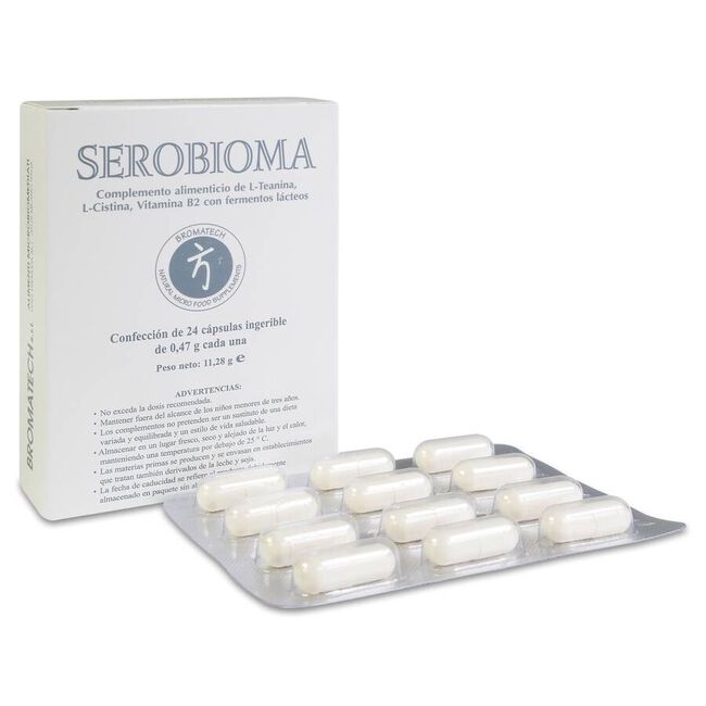 Nutribiótica Bromatech Serobioma, 24 cápsulas