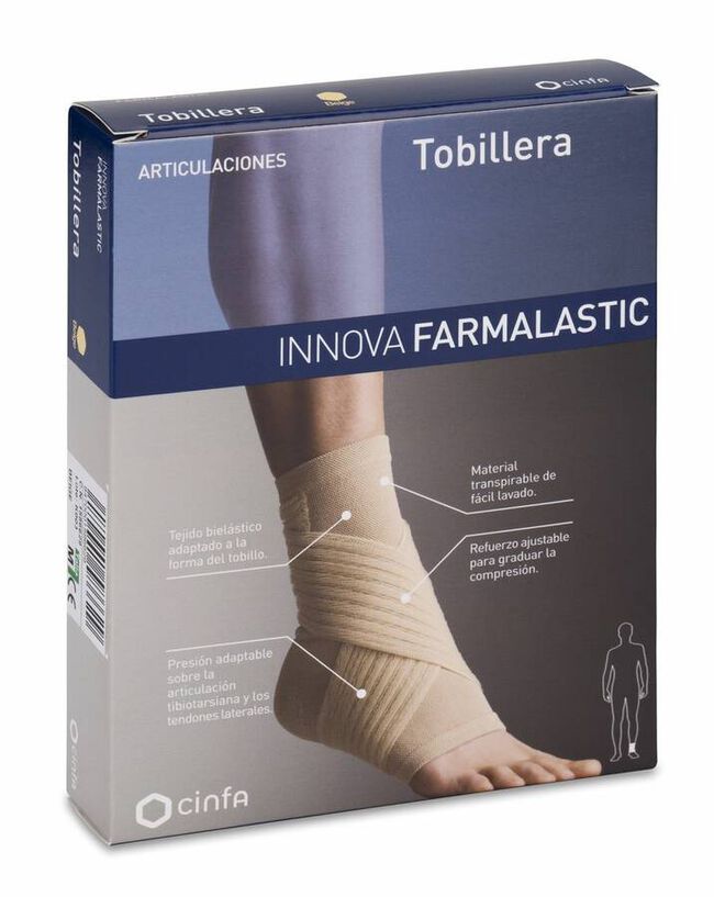 Farmalastic Innova Tobillera Talla Mediana, 1 Ud