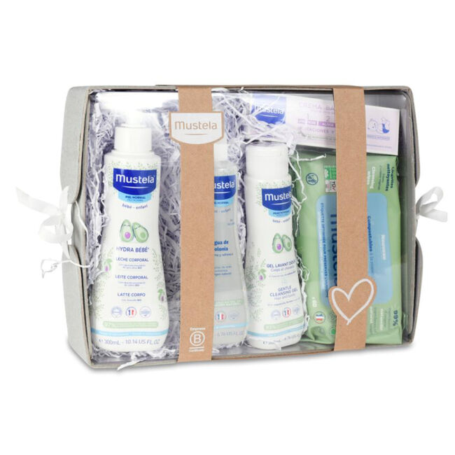 Pack Mustela Canastilla Bebé Gris, 1 Unidad
