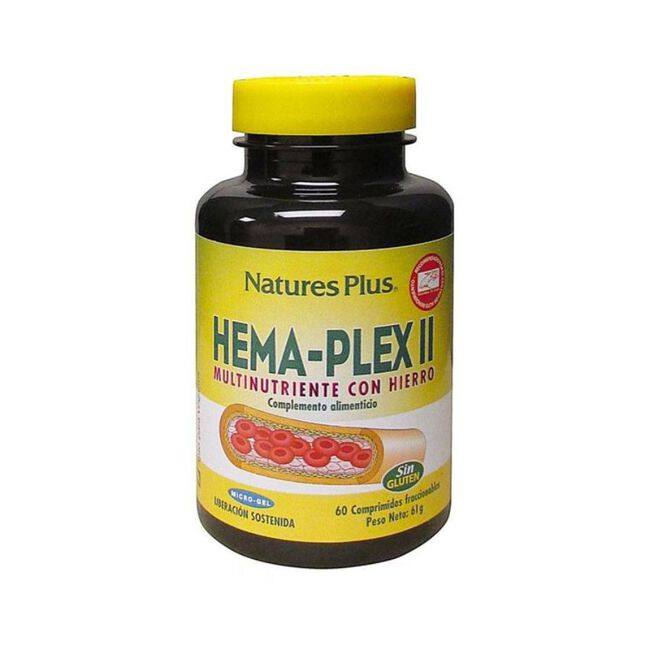 Natures Plus Hema Plex II, 60 comprimidos