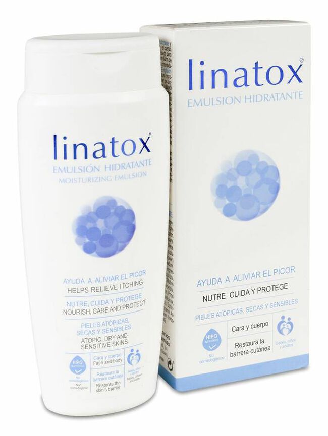 Linatox Emulsión Hidratante, 200 ml