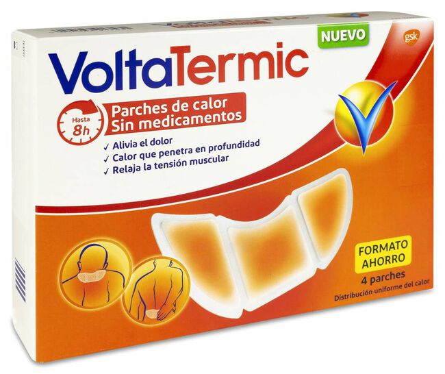 VoltaTermic Parches de Calor, 4 Uds