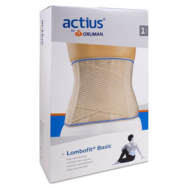 Orliman Actius Faja Sacro-Lumbar Talla 2 ACE603, 1 Unidad
