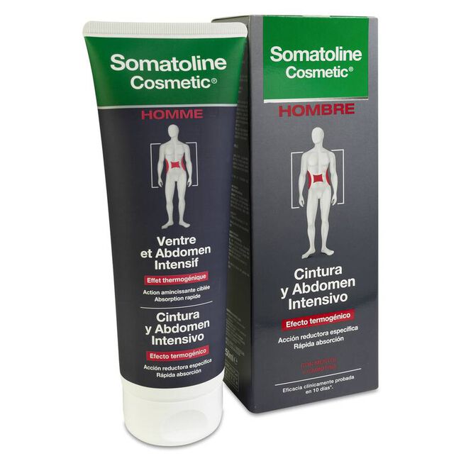 Somatoline Cosmetic Hombre Cintura y Abdomen Intensivo, 250 ml