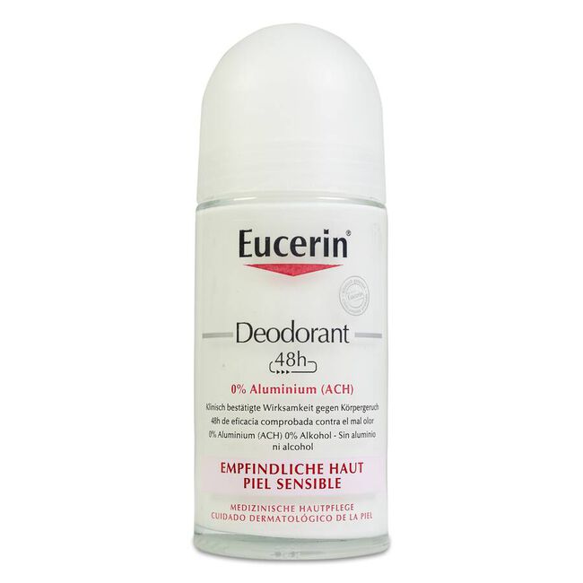 Eucerin Desodorante Roll-On sin Alumino, 50 ml