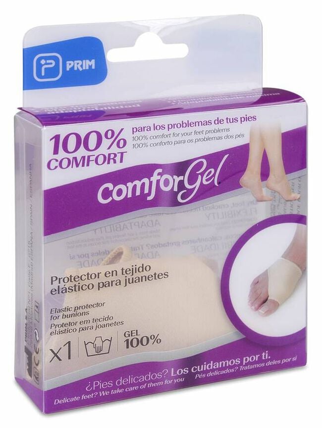 Comforgel Protector Para Juanetes en Tejido El&aacute;stico Talla L, 1 Ud