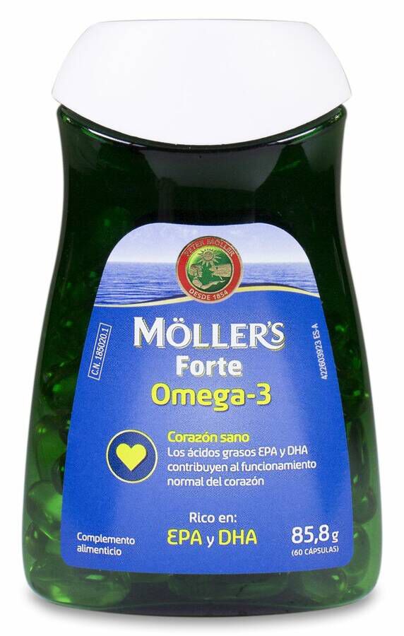 Möller's Forte Omega-3, 60 Cápsulas