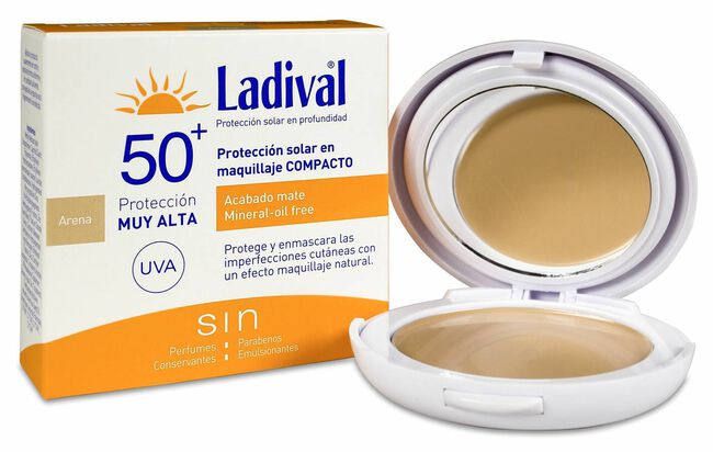 Ladival Maquillaje Compacto Arena SPF 50+, 10 g