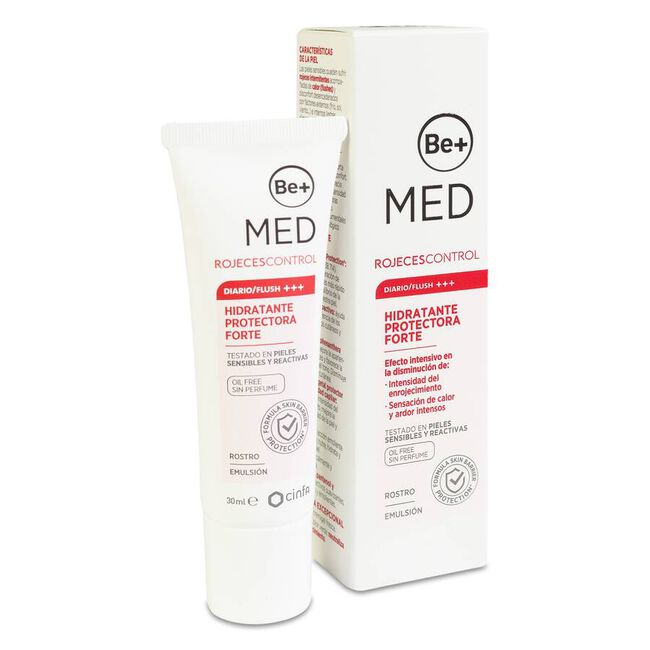 imagen de Be+ Med Rojeces Control Emulsión Hidratante Protectora Forte, 30 ml