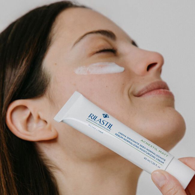 Rilastil Acnestil Matt Crema, 40 ml