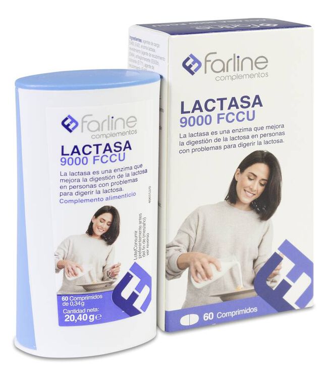 Farline Lactasa 9000 FCCU, 60 Uds