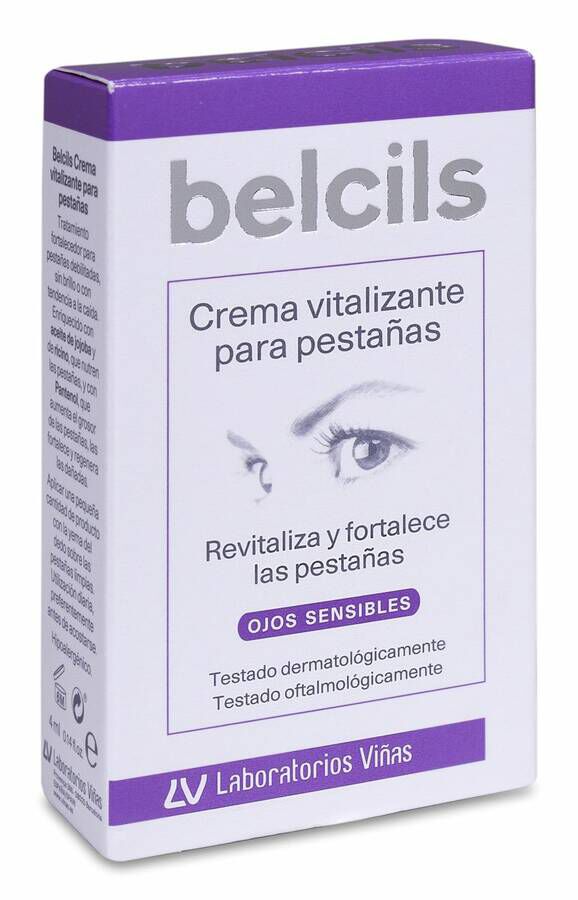 Belcils Crema Vitalizante Para Pestañas, 4 ml