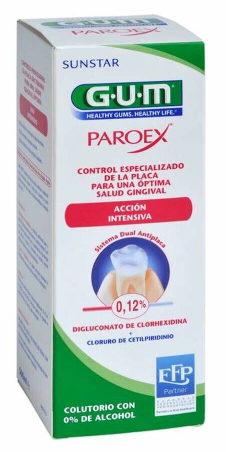 GUM Paroex Tratamiento Periodontitis Colutorio, 500 ml
