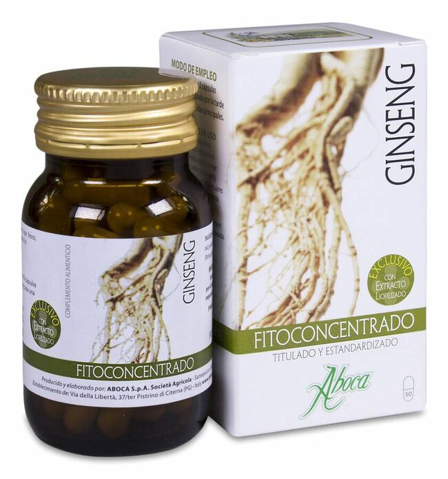 Aboca Fitoconcentrado Ginseng, 50 Cápsulas