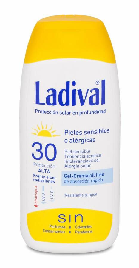 Ladival Pieles Sensibles o Alérgicas FPS30+, 200 ml