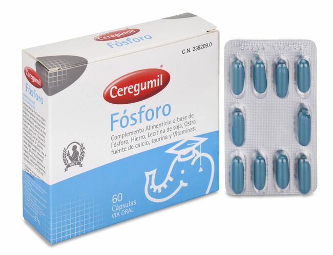 Ceregumil Fósforo, 60 Cápsulas