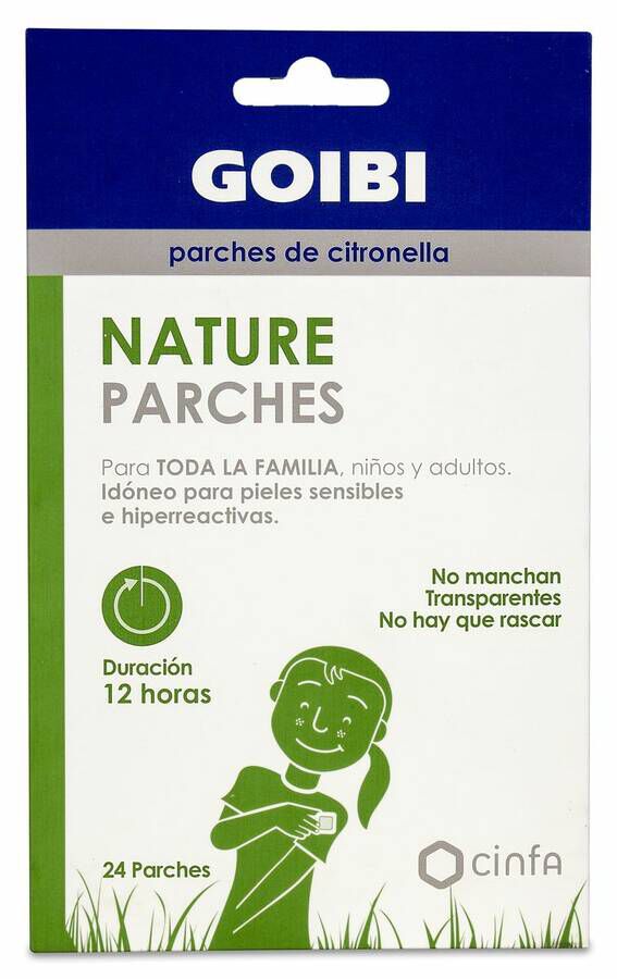 Goibi Nature Parches de Citronella, 24 Uds