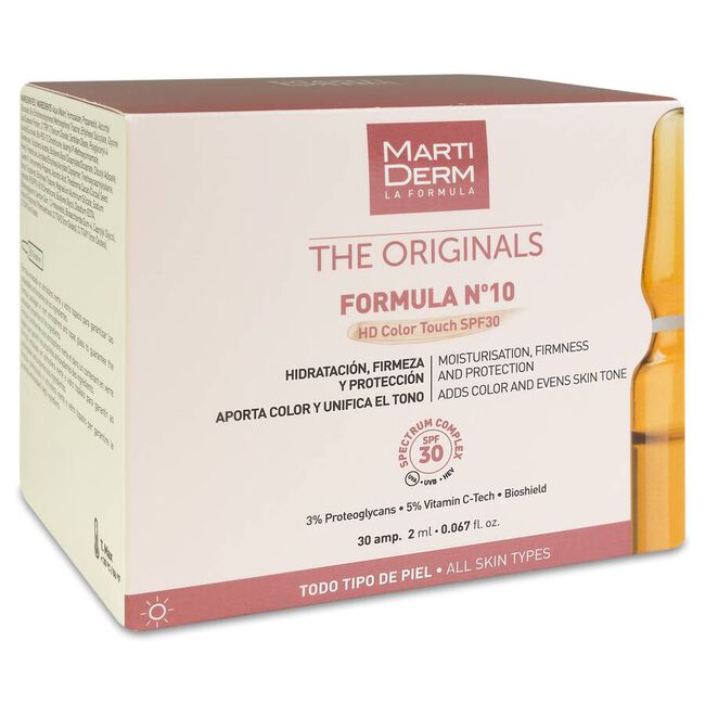 Martiderm The Originales Formula n&ordm;10 SPF 30, 30 Ampollas